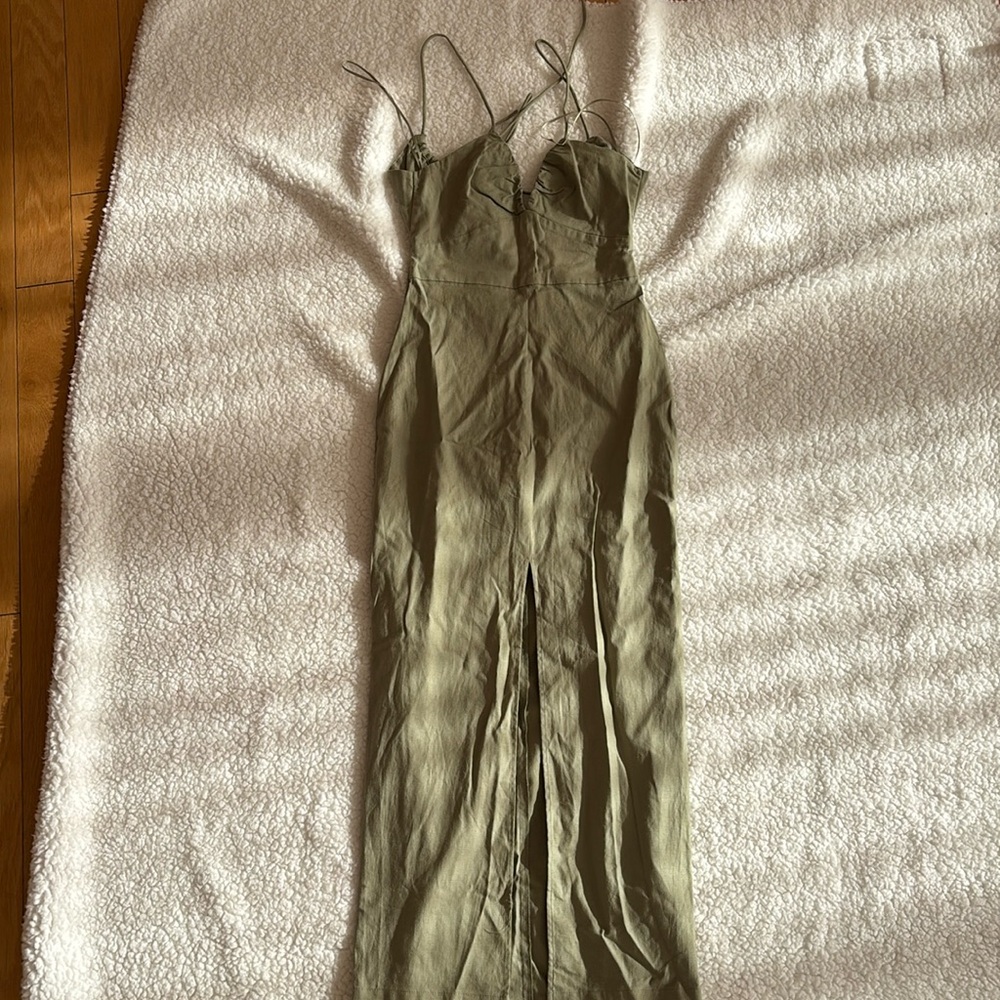 Zara Olive dress